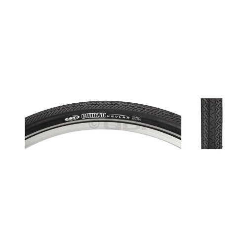 CST Ciudad 700 x 32c Wire Bead, w/ Kevlar Protec, Black