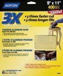 NORTON 02618 9" x 11" 150 Grit Fine 3X High Performace Sheet Pack