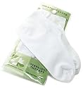 Spa Sister White Cotton Overnight Moisture Socks