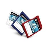 Centon Class 6 (6 MB/S) SDHC 3 x 4 GB Flash Card 4GBSD3PK-01 (MultiColor: Red, White and Blue)
