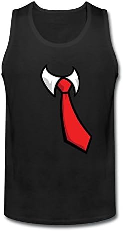 LJLForever Men's Fake Bow Tie Design Tank Top