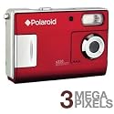 Polaroid CAA-330RC 3.0 Megapixel Digital Camera with 1.3-inch LCD Display (Red)