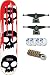 Zero 3 Skull Blood Cult White Complete Skateboard - 8.12 W/Mini Logo Wheels and Beari...