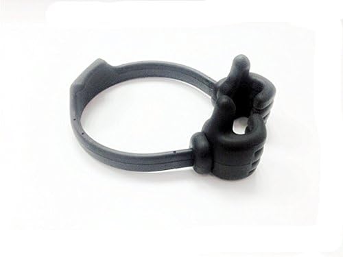 Gsung Palm mount Phone holder，Universal mobile phone holder For iphone6.Samsung,sony (Finger mounts-black)