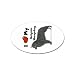 I Love My Belgian Sheepdog Sticker Decal