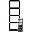 BCW 4 Card Screwdown Holder - Black Border - Baseball, Football, Basketball, Hockey, Nascar, Sportscards, Gaming & Trading Cards Collecting Supplies
