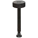 TE-CO 31344L Knurled Knob Swivel Screw Clamp With Large Pad Black Oxide, 3/8-16 Thread x 3-10/91" Lg (2-Pack)