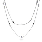 Eve's Addiction 36 Inch Sparkling Sapphire CZs by the Yard