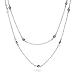 Eve's Addiction 36 Inch Sparkling Sapphire CZs by the Yard