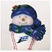 Tampa Bay Rays MLB Light-Up Musical Snowman Ornament (3
