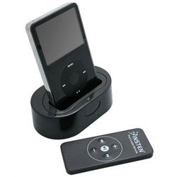 Insten - Cradle v3.0 w/ Remote and Dock Plates for Apple iPod - Black