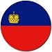 Liechtenstein Flag Round Mouse Pad