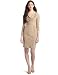 Ellen Tracy Dresses Women's Cowl Neck 3/4 Sleeve Dress With Self Belt