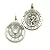 Saint Christopher - Sterling Silver Reversible US Army St. Christopher Protect Us Pendant