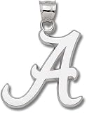 Univ Of Alabama Bb Script A Giant Charm/Pendant -14K/10K, Stainless Steel or Gold Plated