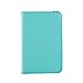 GMYLE(R) Aqua Blue 360 Degree Rotating PU Leather Folio Stand Case Cover for Nook HD 7 inches Barnes & Noble e-Book Reader Tablet (Multi Angle- Vertical/Horizontal and Wake up Sleep Function)