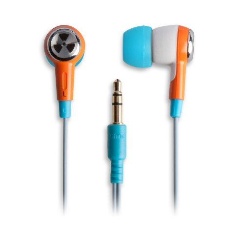 IFROGZ EarPollution Ozone-Orange-Weiss 3,5mm Stecker superdicht earbuds sorgen fuer sauber Preisvergleich