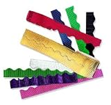 Scalloped Bordette Decorative Border,2-1/4x25', Metallic BE (1 RL, 0.25 lbs.)