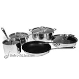 All-Clad Stainless 9-Piece Cookware Set with Nonstick Fry Pan