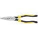 Klein J203-8N 8-Inch Journeyman Heavy Duty Long Nose Pliers, Yellow and Black