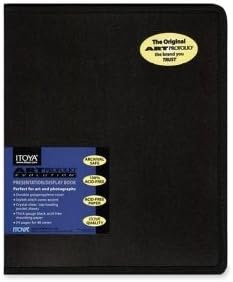 Itoya Art Profolio Evolution Portfolio / Presentation Display Book - 48 Prints Capacity - 17" X 14" Inch, Black