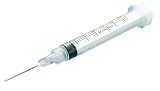 3 cc Syringe Luer Lock Syringe with Needle - 22 x 1 in.
