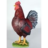 FRP　勇敢な雄鳥 / Rooster　【動物園オブジェ　鳥オブジェ　店舗・イベント向け】