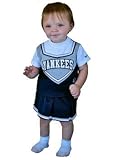 New York Yankees MLB Youth "JV" Pullover Hooded Sweatshirt (Navy Blue) (Medium)