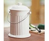 Kitchen Compost Crock White