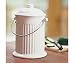 Kitchen & Housewares : Kitchen Compost Crock White