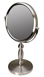 Floxite Fl-15v 15xtra Strong 15x / 1x Supervision Vanity Mirror, Brushed Nickel