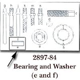 Bearing & Washer for KDT2897 (KDT2897-84) Category: Alternator Service Tools