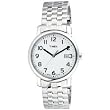 Timex #T2M655 Men's Stainless Steel Indiglo Easy Reader Expansion Band Watch