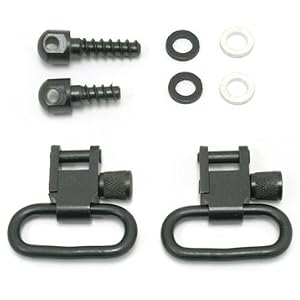 GrovTec Swivel Set, Wood Screws, Fits Bolt-Action Rifles, 1 Loops, Black Oxide