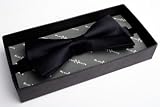 BlackNWhite - Mens Pre-Tied Polyester Bow Tie