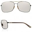 TOM FORD JOHN TF34 B5 BLACK FRAME BROWN LENS METAL AVIATOR SUNGLASSES