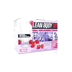 Labrada Nutrition Lean Body for Her Meal Replacement Shake, 1.7-Ounce Packets (Pack of 20)