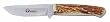 Arbolito Genuine Stag Handle Hunting Knife w/Leather Sheath - Boker USA 519HH, Knives Hunting