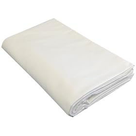 CowboyStudio Seamless 100% Cotton 10 X 12ft White Muslin Backdrop