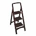 Cosco Rockford 11255MGY1 Wood Step Stool, 3-Step, Mahogany