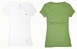 Tommy Hilfiger Slim Fit V-neck Women Logo T-shirt