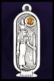 Egyptian Zodiac Cartouche - Isis (Feb 25 - Mar 26) on a 30 Black Cord