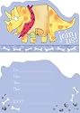 Dinomite Invitations with Envelopes 8 Pack