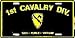 US Army 1st Cavalry Division License Plate