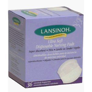 Lansinoh Ultra Soft Disposable Nursing Pads, 36 Count