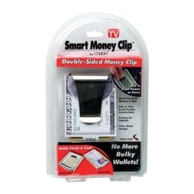 AS SEEN ON TV Smart Money Clip (R) by Storus(R) Double Sided SMARTMONEYCLP