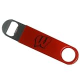Heavy Duty Steel Bottle Opener - Wisconsin Badgers