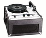 RECORD PLAYER 10 WATTS; BUILT-IN SPEAKERS; JACKS