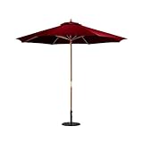 Burgundy Market Umbrella - 9'