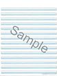 Brightlines Paper Blue Narrow 3/8 14-lines per page (3 tablets)